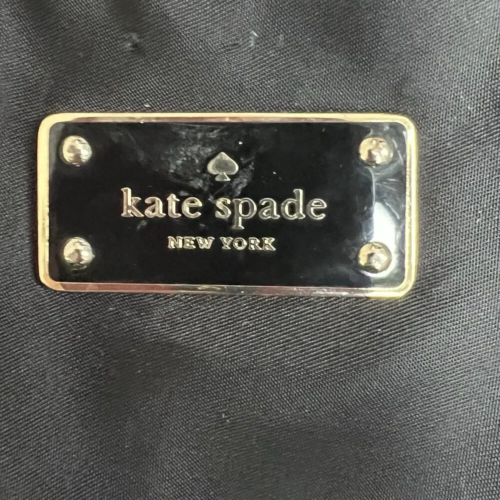 Kate Spade‎ Large Nylon Backpack Work Bag Black - Straps Need Reinforcement